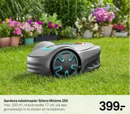 Karwei Gardena robotmaaier Sileno Minimo 250 aanbieding