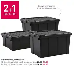 Karwei Iris Powerbox met deksel aanbieding