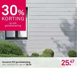 Karwei Dumaclin PVC gevelbekleding aanbieding