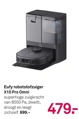 Karwei Eufy robotstofzuiger X10 Pro Omni aanbieding