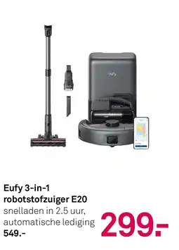 Karwei Eufy 3-in-1 robotstofzuiger E20 aanbieding