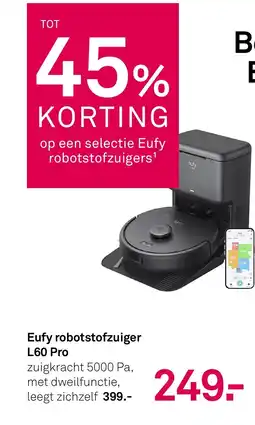 Karwei Eufy robotstofzuiger L60 Pro aanbieding