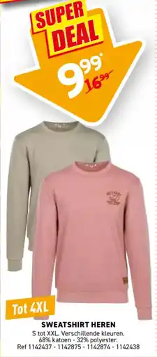 Trafic Sweatshirt heren aanbieding