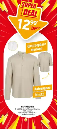 Trafic Hemd heren aanbieding