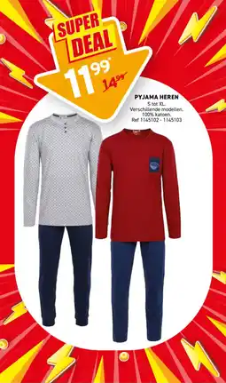 Trafic Pyjama heren aanbieding