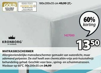 Jysk Matrasbeschermer aanbieding