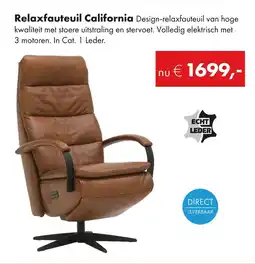 Woonsquare Relaxfauteuil California aanbieding