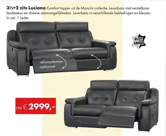 Woonsquare 312+2 zits Luciano aanbieding