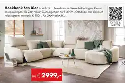 Woonsquare Hoekbank San Dior aanbieding