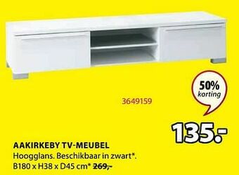 Jysk Aakirkeby tv-meubel aanbieding