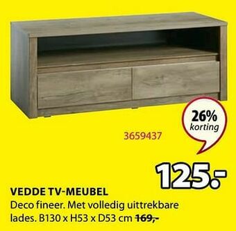 Jysk Vedde tv-meubel aanbieding