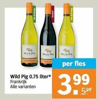 Albert Heijn Wild pig aanbieding