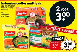 Kruidvat Indomie noodles multipak aanbieding