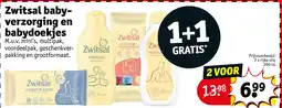 Kruidvat Zwitsal babyverzorging en babydoekjes aanbieding