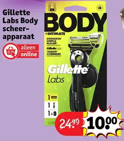 Kruidvat Gillette Labs Body scheerapparaat aanbieding