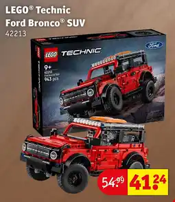 Kruidvat LEGO Technic Ford Bronco SUV aanbieding