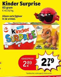 Kruidvat Kinder Surprise aanbieding