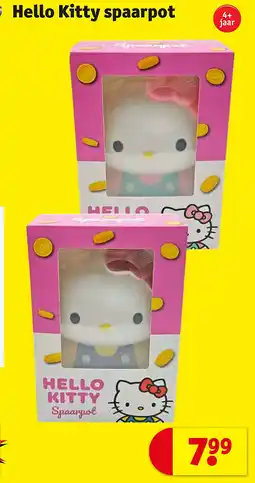 Kruidvat Hello Kitty spaarpot aanbieding