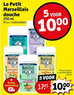 Kruidvat Le Petit Marseillais douche aanbieding