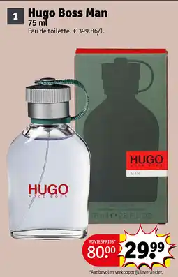 Kruidvat Hugo Boss Man aanbieding