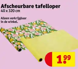 Kruidvat Afscheurbare tafelloper aanbieding
