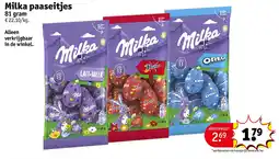 Kruidvat Milka paaseitjes aanbieding