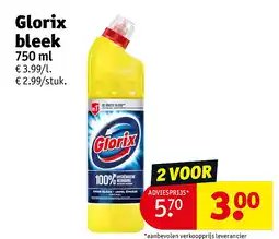 Kruidvat Glorix bleek aanbieding