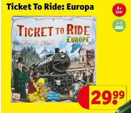 Kruidvat Ticket To Ride: Europa aanbieding