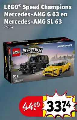 Kruidvat LEGO Speed Champions Mercedes-AMG G 63 en Mercedes-AMG SL 63 aanbieding