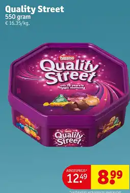 Kruidvat Quality Street aanbieding