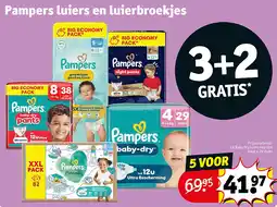 Kruidvat Pampers luiers en luierbroekjes aanbieding