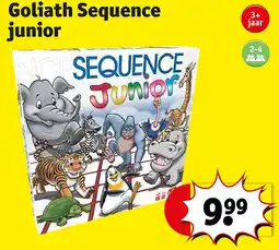 Kruidvat Goliath Sequence junior aanbieding