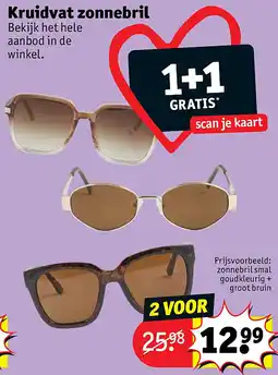 Kruidvat Kruidvat zonnebril aanbieding