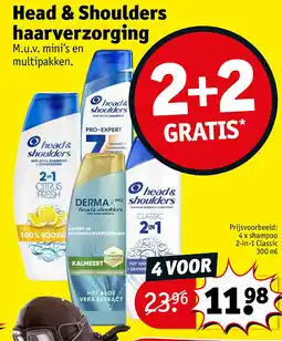 Kruidvat Head & Shoulders haarverzorging aanbieding