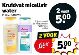 Kruidvat Kruidvat micellair water aanbieding