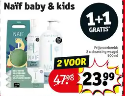 Kruidvat Naïf baby & kids aanbieding