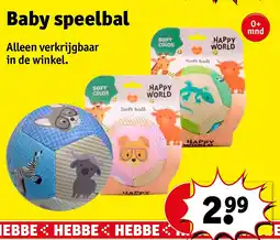 Kruidvat Baby speelbal aanbieding
