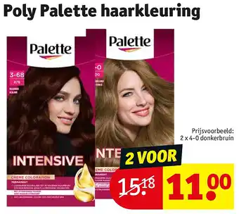 Kruidvat Poly Palette haarkleuring aanbieding