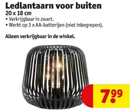 Kruidvat Ledlantaarn voor buiten aanbieding
