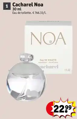 Kruidvat Cacharel Noa aanbieding