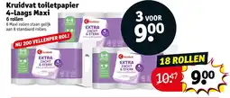 Kruidvat Kruidvat toiletpapier 4-laags Maxi aanbieding