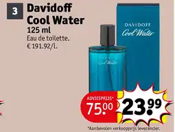 Kruidvat Davidoff Cool Water aanbieding