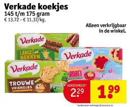 Kruidvat Verkade koekjes aanbieding