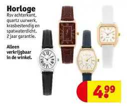 Kruidvat Horloge aanbieding
