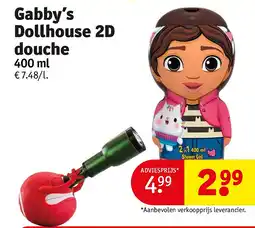 Kruidvat Gabby’s Dollhouse 2D douche aanbieding