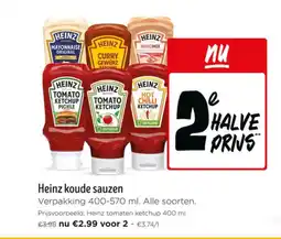 Jumbo Heinz koude sauzen aanbieding