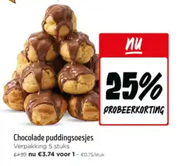 Jumbo Chocolade puddingsoesjes aanbieding
