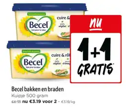 Jumbo Becel bakken en braden aanbieding
