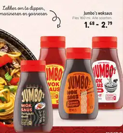 Jumbo Jumbo's woksaus aanbieding