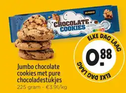 Jumbo Jumbo chocolate cookies met pure chocoladestukjes aanbieding